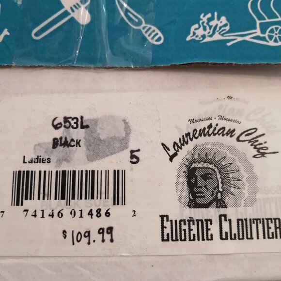 🇨🇦 Laurentian Chief Beaded Moccasin Slippers w/ Fur Trim, NIB, Made in Canada - Picture 7 of 7